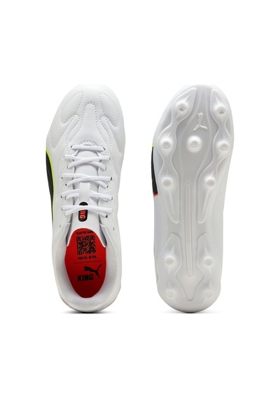 Puma Kıng 20 Play Fg/ag Jr Çocuk Futbol Ayakkabısı 108735-01 Beyaz
