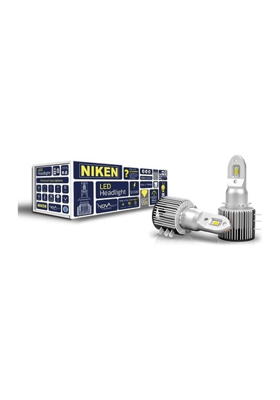 Niken H15 Led Xenon Far Ampulü Seti Niken Nova Soft 9000lm 1 Adet