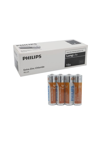 Philips Uyumlu  Extra Zinc-carbon Kalın Saat Kalem Pili Aa 60'lı Paket -206785