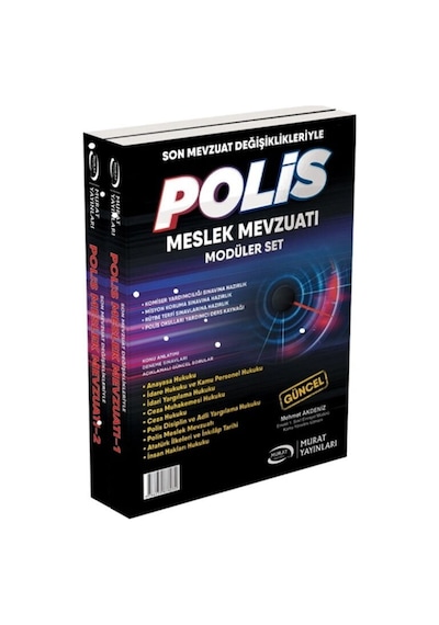 2027 Murat Yayınları Polis Meslek Hukuku Ve Mevzuatı Modüler Set