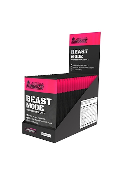 Kingsize Nutrition Beast Mode 21 Gr 20 Saşe - Kırmızı Meyveler Kırmızı Meyve