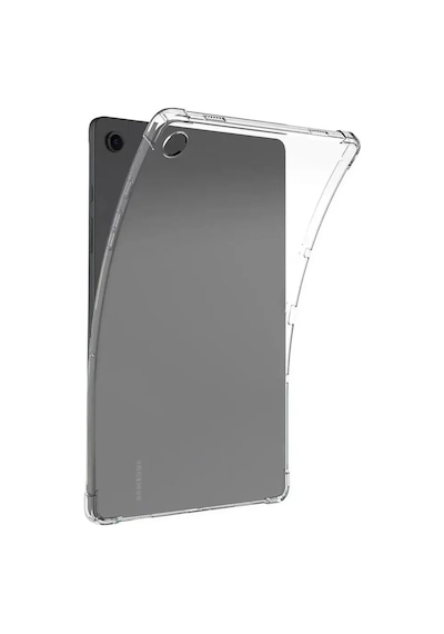 Mey İthalat Samsung Galaxy Uyumlu  Tab A11 Anti Shock Tablet Silikon - Şeffaf Tablet Kılıfı