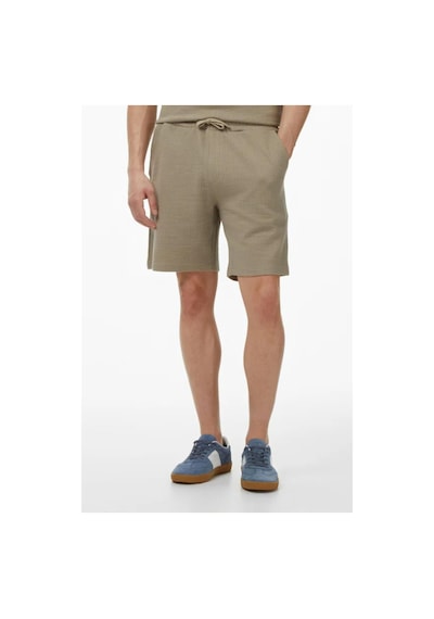 Nautica Erkek Bej Regular Fit Şort-14614
