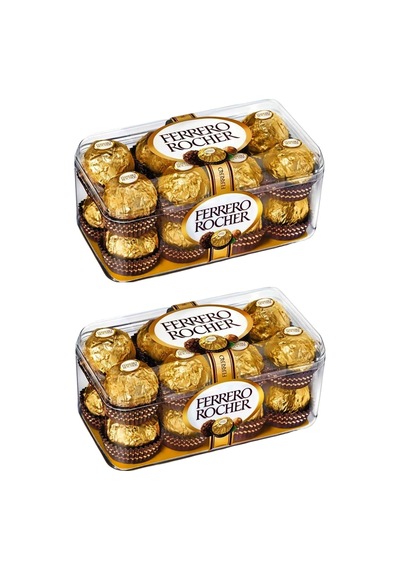 Ferrero Rocher T16 Hediyelik Çikolata 2 x 200 G Ferrero Rocher T16 Hediyelik Çikolata 2 x 200 G