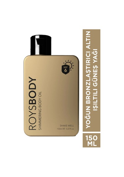 Roys Beauty Shimmering Body Oil SPF6 150 ML