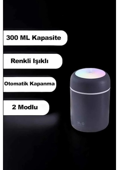 Ultrosonik Buharlı Hava Temizleyici Hava Nemlendirici Taşınabilir Açık Gri