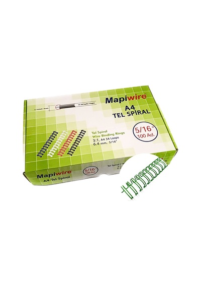 Mapiwire 5/16 Kutu Tel Yeşil 100 Ad.
