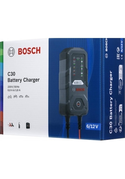 Bosch Akü Sarj Cihazı Küçük C30  (6/12V-12-230ah)