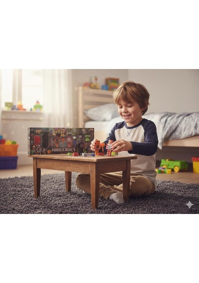 Tıfıl Toys Endermanlı Minecraft 4 Karakter 7 Aksesuar 11 Parça Çocuk Figür Oyun Set