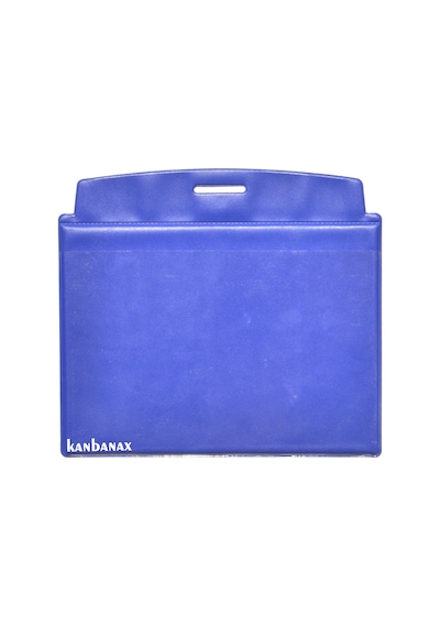 Kartonlu Kanban Cebi - 225x165 Mm - Sert Dayanıklı Mavi