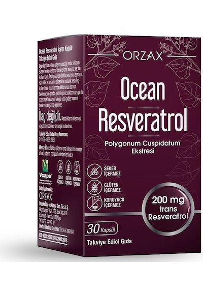 Ocean Resveratrol 200 Mg 30 Kapsül