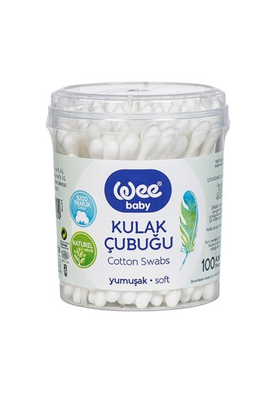Wee Baby Pamuklu Kulak Çubuğu 100'lük