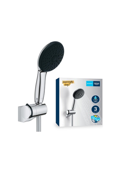 Grohe Vitalio Start 110 3f Mafsalli Set Krom, Siyah
