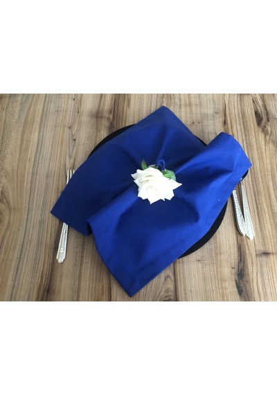 Saks Mavi Kumaş Peçete 6 Adet 40x40 Cm Çok Renkli