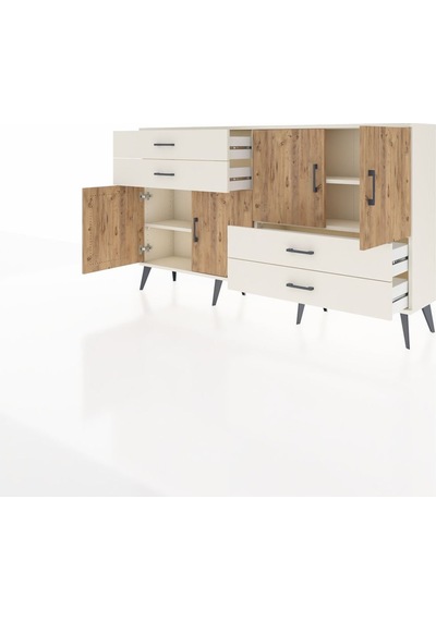 Arges Konsol 3 Raflı 4 Çekmeceli 4 Kapaklı 176x30x99 Aytaşı-çam/aytaşı Atlas Çam/aytası - Aytası Arges Konsol 3 Raflı 4 Çekmeceli 4 Kapaklı 176x30x99 Aytaşı-çam/aytaşı Atlas Çam/aytası - Aytası