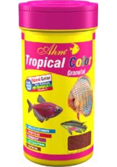 Ahm Tropical Colour Ganulat Balık Yemi 100 Ml