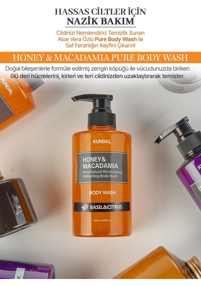 Kundal Basil & Citrus Pure Body Wash 500 ML