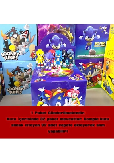 Sonic Hediyelik Fiğür Paket 1 Adet