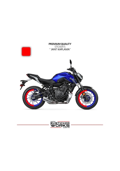 Yamaha Mt-07 Uyumlu Yarım Jant Kaplama Seti Tüm Yıllara Özel