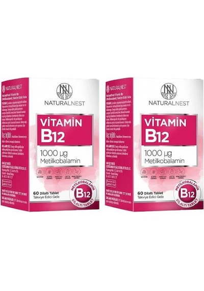 Naturalnest Vitamin B12 60 Tablet Firsat Paketi