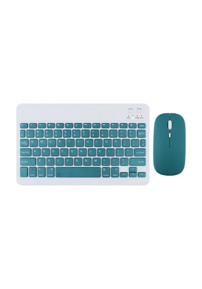 Newface - 390 - Kyb71 Kablosuz Klavye Mouse Set - - Csmo-tex - Koyu Yeşil