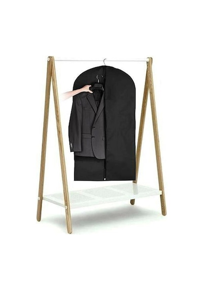 6 Adet Kullanışlı Takım Elbise Kılıfı 100x63 Cm 0096 Siyah