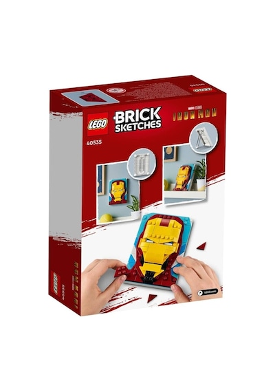 LEGO® Sketches 40535 Iron Man 200 Parça