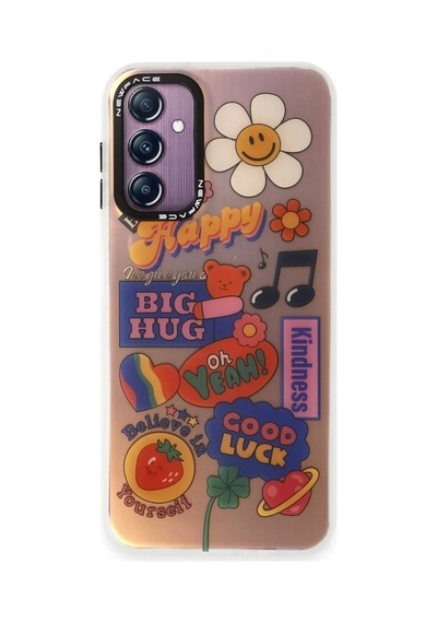 Bezos Samsung Galaxy A14 4g Kılıf Estoril Desenli Kapak - Estoril - 15 Bezos1