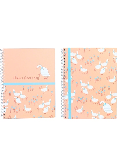 Ancor B'log Goose A5 Spiralli Kareli Defter 111538