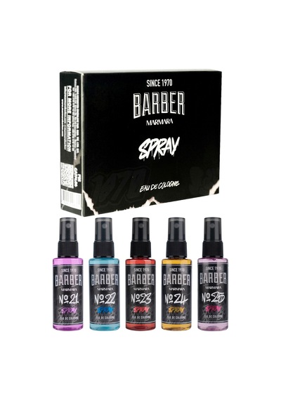Barber Marmara Barber Marmara Graffiti Seri 5'li Edc Seyahat Boy Kolonya
