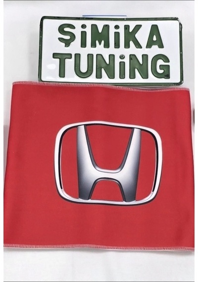 Honda Kırmızı Otomobil Torpido Havlusu Araç Göğüs Halısı Üniversal Yıkanabilir 1.kalite Kalın Kumaş