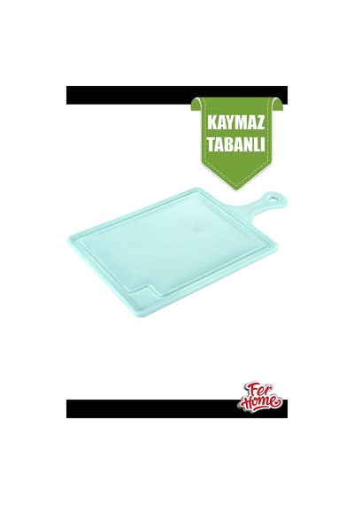 Jenerik Kesme Tahtası Kaydırmaz Plastik Kesme Sunum Tahtası Pratik Kesim Panosu 165x315 Mm Royaleks- Çok Renkli