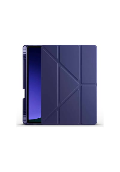 Galaxy Uyumlu Tab S10 Fe Kılıf Tri Folding Kalem Bölmeli Standlı Kılıf Tablet Kılıfı