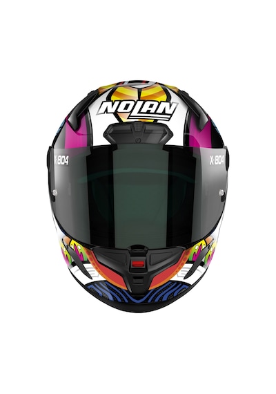 Nolan X-804 Rs Davıes 027 Beyaz - Mor - Siyah