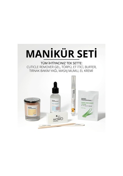 Momo Professional Manikür Seti, Tırnak Bakım Seti No.1