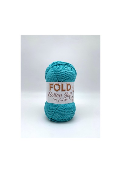 Cotton Soft - Turkuaz 605 Pamuk Ip 100 Gram Çanta İpi Hırka İpi