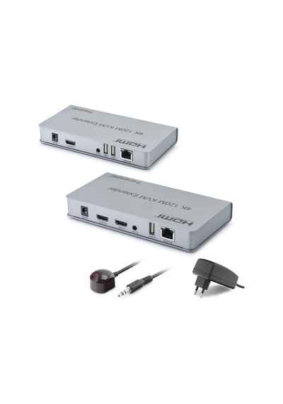 Hdmı Kvm Extender 4k 120 M Usb Ir Loop Out Hdx1423