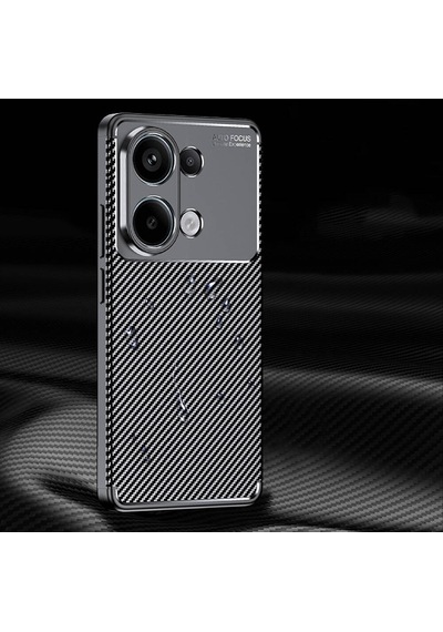 Xiaomi Redmi Note 13 4g Kılıf Karbon Silikon Case Kapak