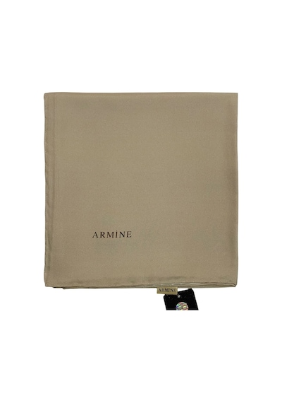 Armine Düz Ipek Eşarp - 1047 Vizon Twill 1047 Vizon