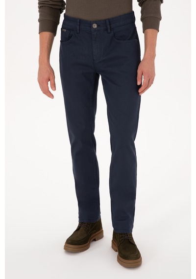 U.S. Polo Assn. Erkek Koyu Mavi Slim Fit Jean Pantolon 50314393-DN0023