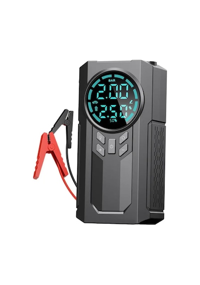 4 İn 1 Çok İşlevli 150 Psı 7.4 V 8000 Mah Powerbank Özellikli Hava Oto Kompresörü
