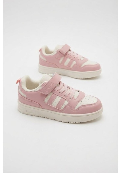 Fort Cool Foor Rahat Esnek Sneaker Kız Çocuk Spor Ayakkabı Pudra