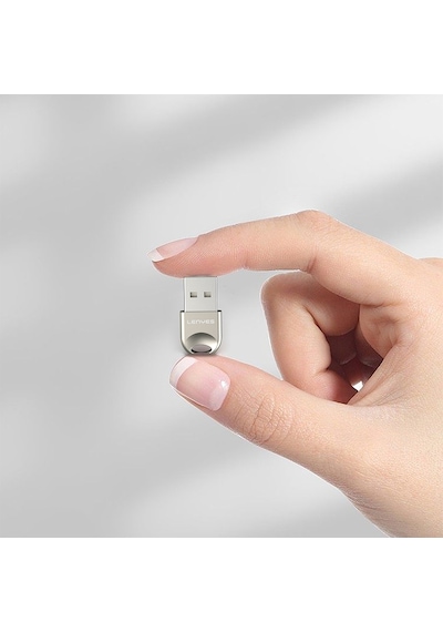 Lenyes Lr202 Usb Bluetooth 5.1 Wireless Transmitter Adaptör Gümüş