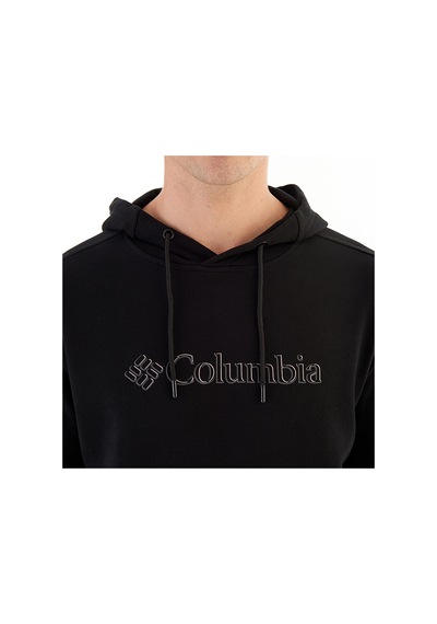 Columbia Csc Branded Shadow Erkek Kapüşonlu Sweatshirt-4554 Siyah