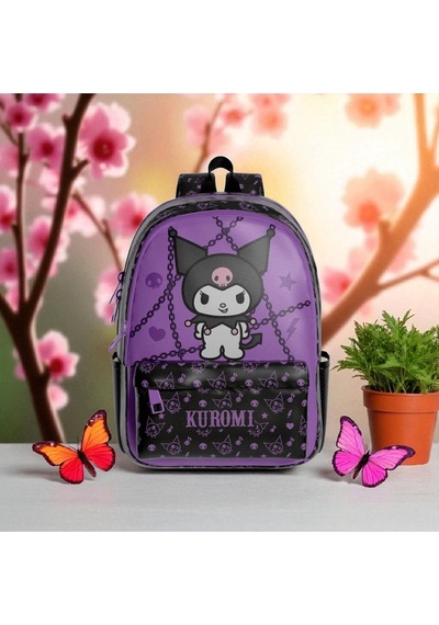Kuromi 2025 Yılı Orjinal Yeni Sezon Okul Çantası Çok Renkli