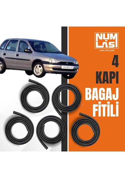 Opel Corsa B 4 Kapı + Bagaj Fitili-a Kalite-numlas-nm6688