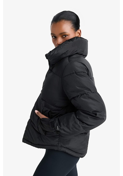 Defacto Defactofit Su Geçirmez Regular Fit Fermuarlı Mont Z1438az25wnbk81 Siyah