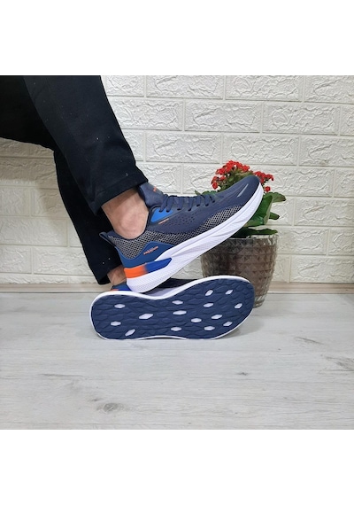 M.p 1603 Lacivert Kaymaz Rahat Koşu Erkek Spor Ayakkabı 001