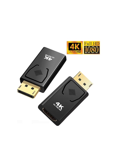 4946 4K Destekli Displayport Hdmi Çevirici Dönüştürücü Adaptör