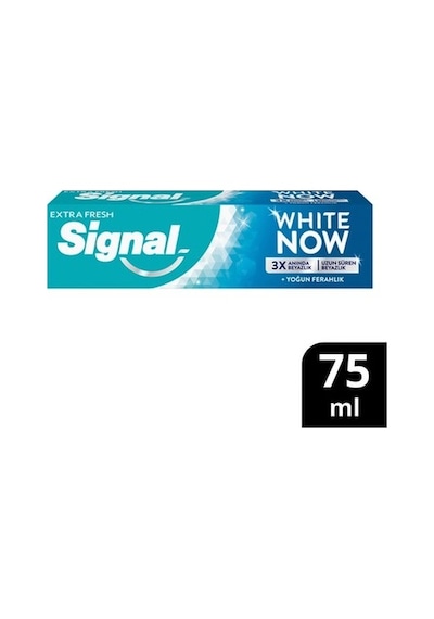 Signal White Now Extra Fresh Uzun Süren Beyazlık Diş Macunu 75 ML